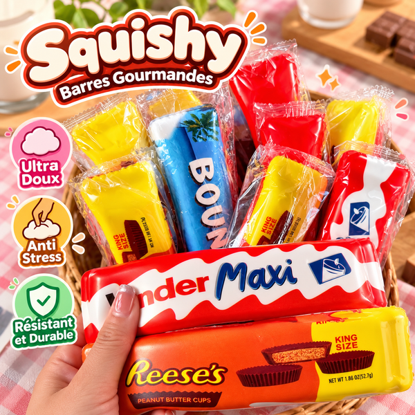 🍫🧈 Bâtonnet Chocolat & Beurre Squishy – Slow Rising