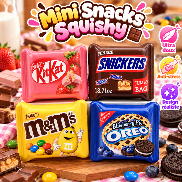 🍰 Mini Squishy Gourmand – Réaliste & Slow Rising