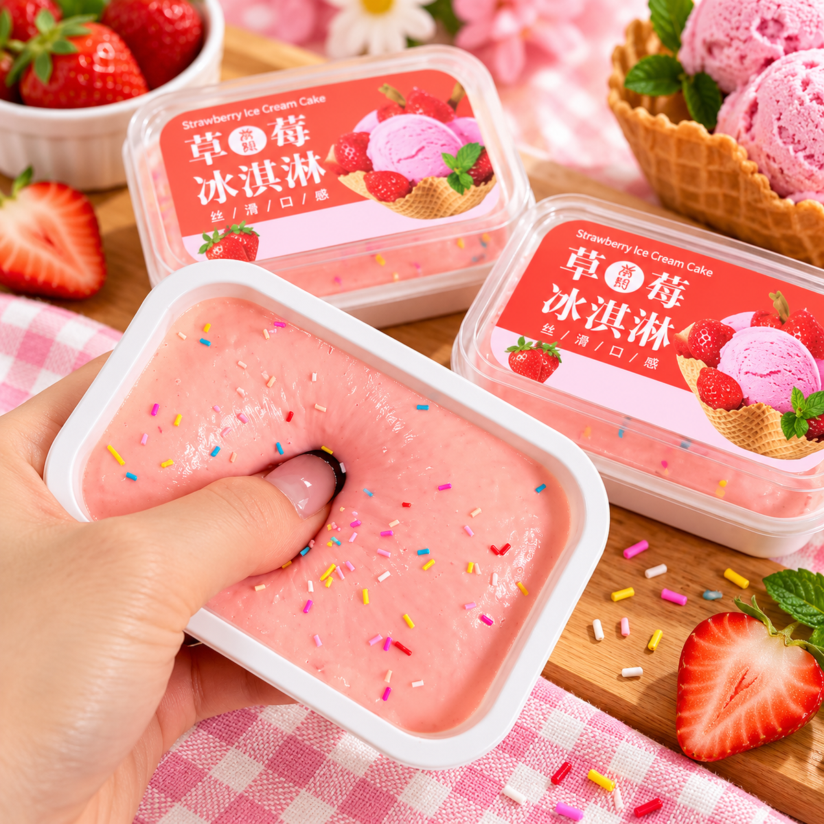 Squishy Tiramisu Glacé – Gâteau Kawaii