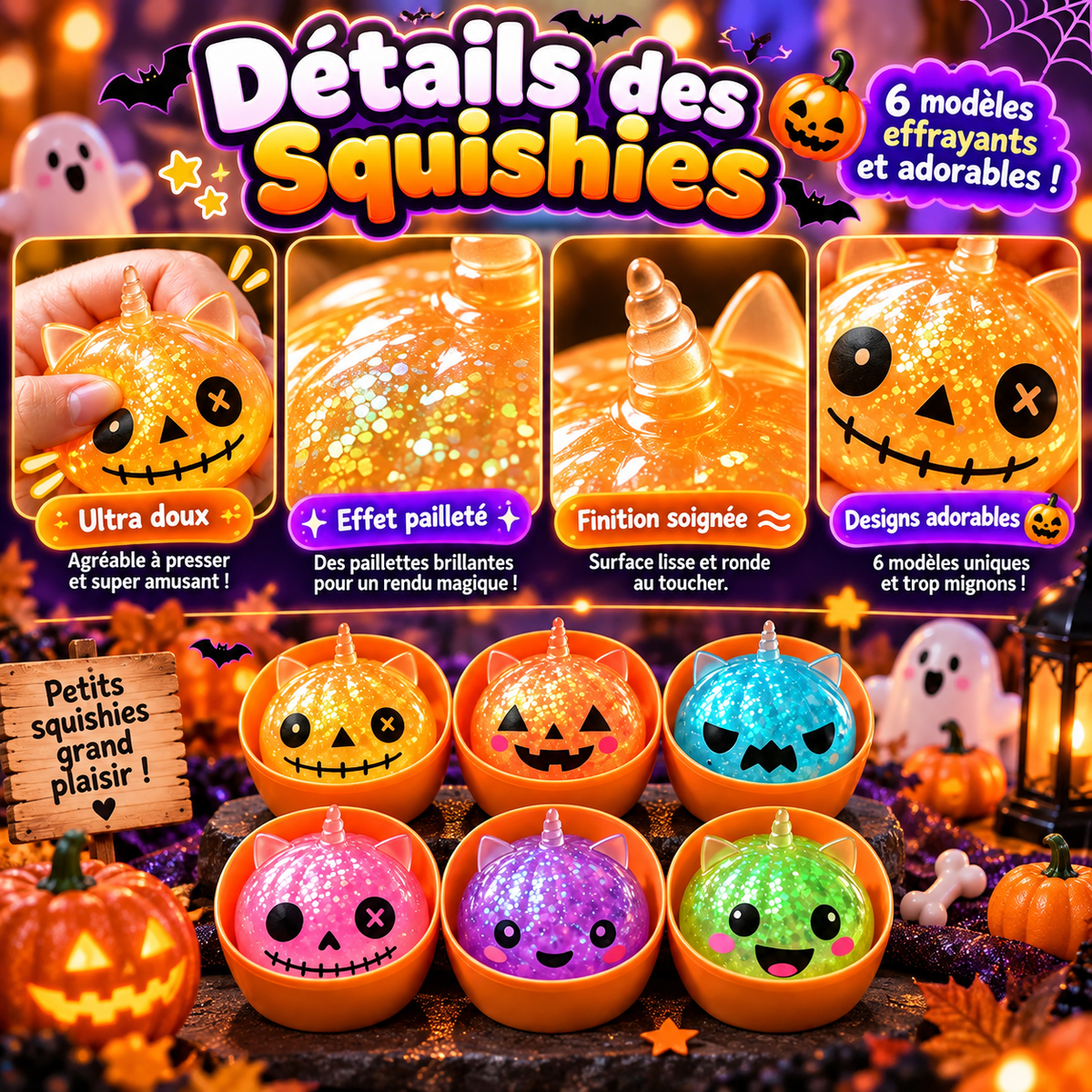 Box Dumpling Halloween Squishy