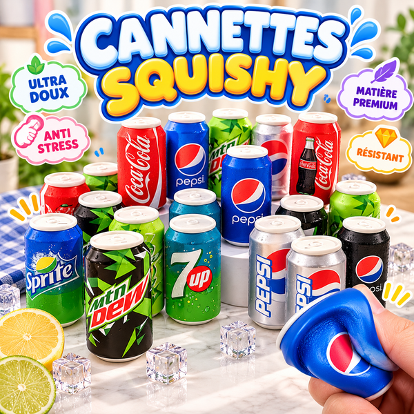 🥤 Canette Squishy – Douce & Slow Rising