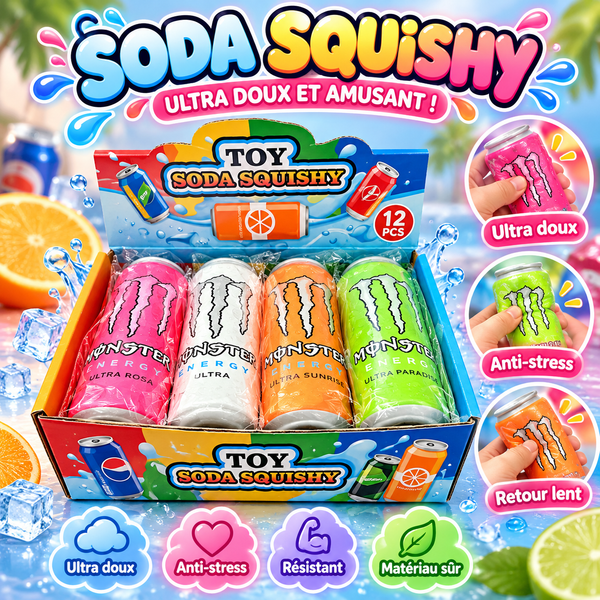 Box Canette Squishy – Boisson Surprise