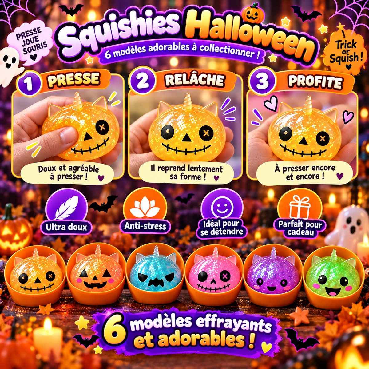 Box Dumpling Halloween Squishy