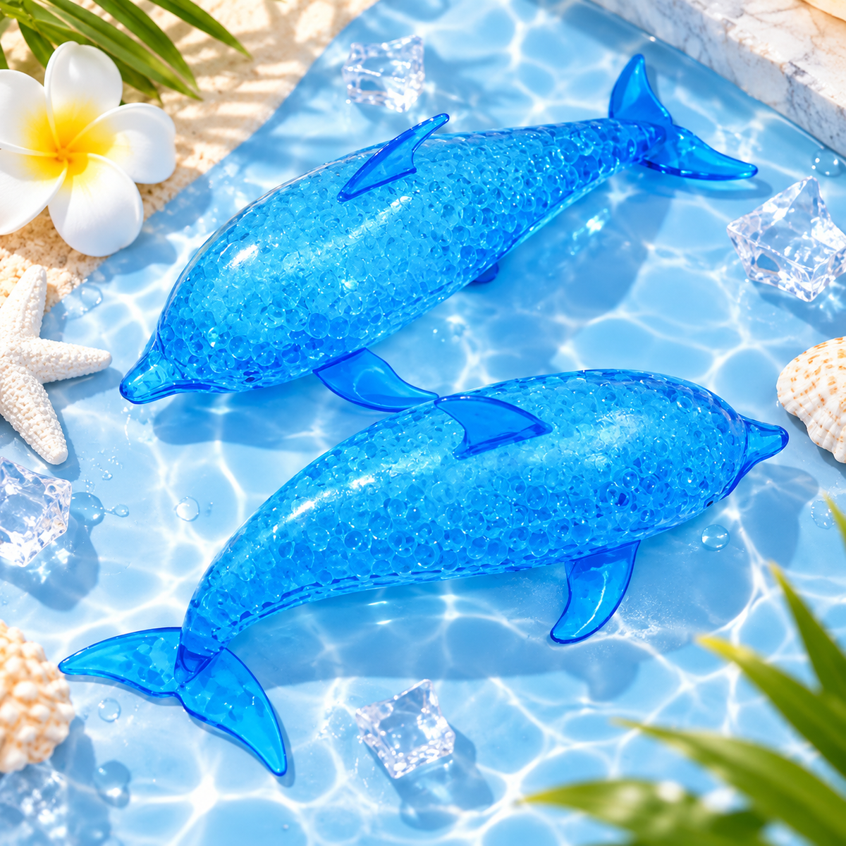 Squishy Requin Kawaii – Balle Anti-Stress à Presser & Étirer