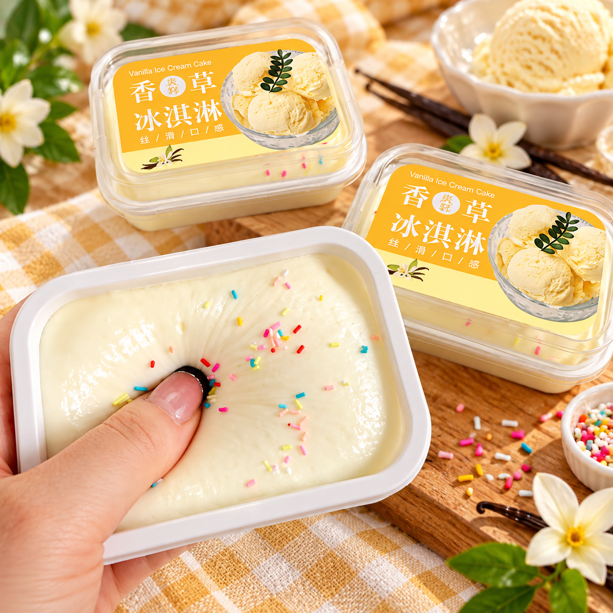 Squishy Tiramisu Glacé – Gâteau Kawaii
