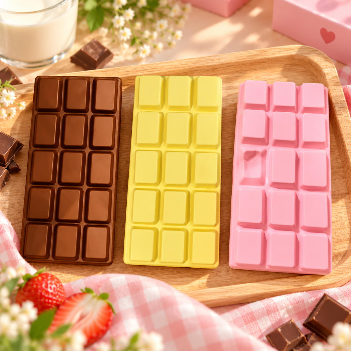 🍫 Tablette de Chocolat Squishy – XXL & Slow Rising