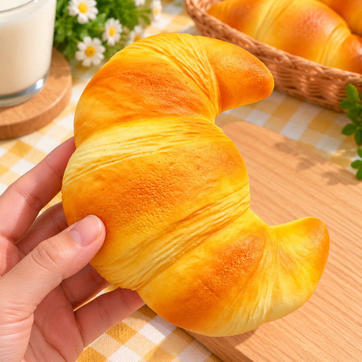 🍞 Brioche Ananas Squishy XXL – Ultra Moelleuse & Slow Rising