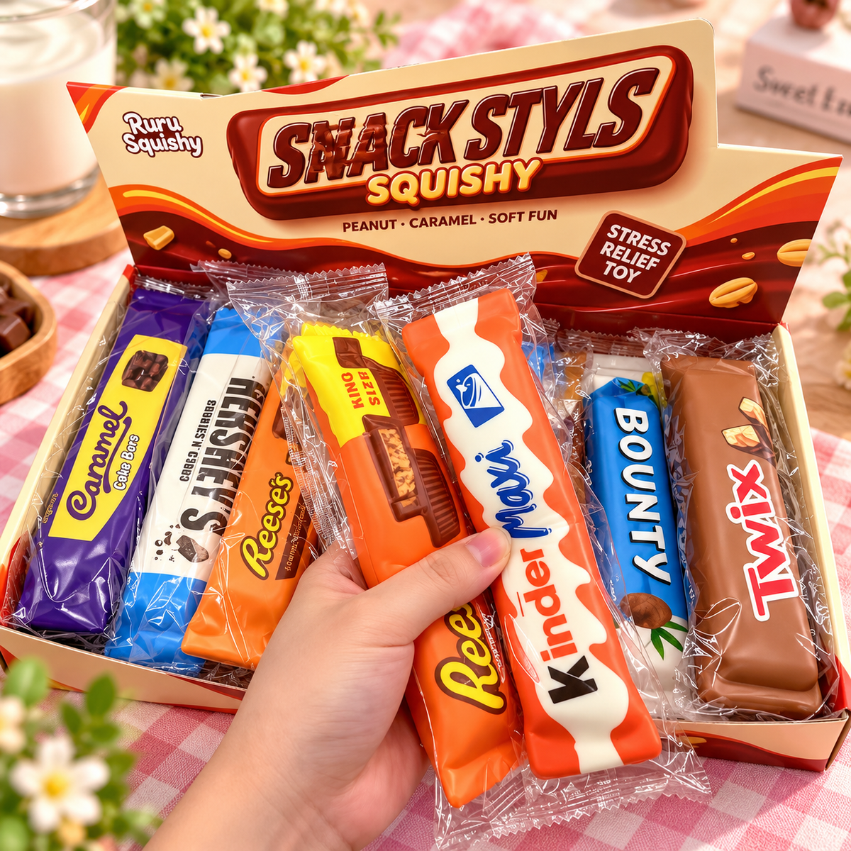 🍫🧈 Bâtonnet Chocolat & Beurre Squishy – Slow Rising