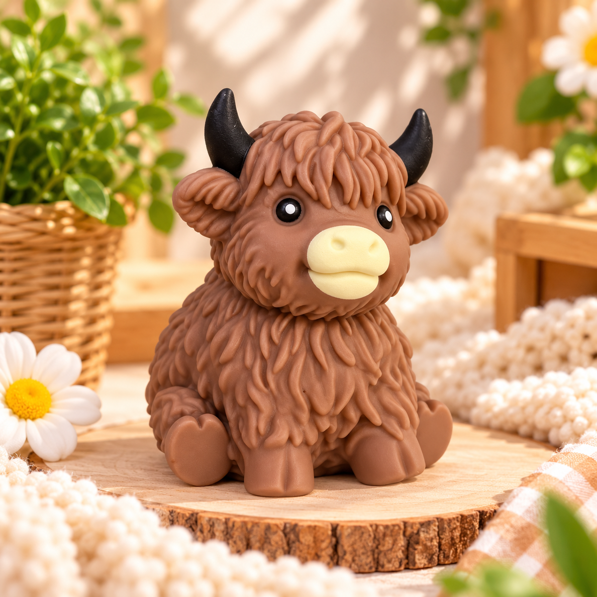 Squishy Vache Highland Kawaii