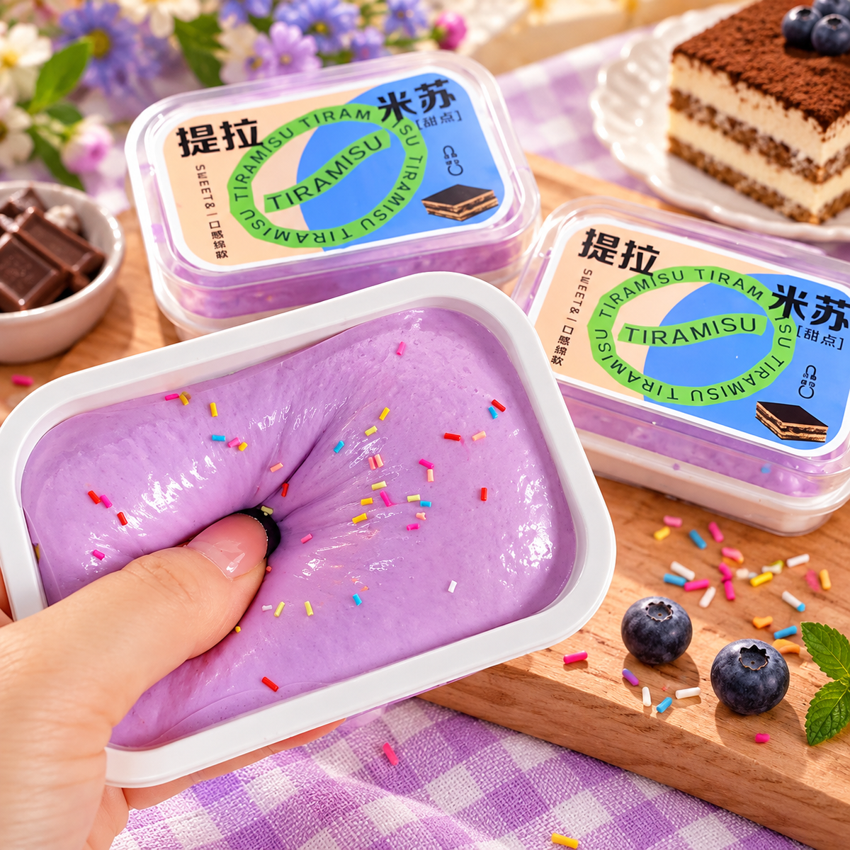Squishy Tiramisu Glacé – Gâteau Kawaii