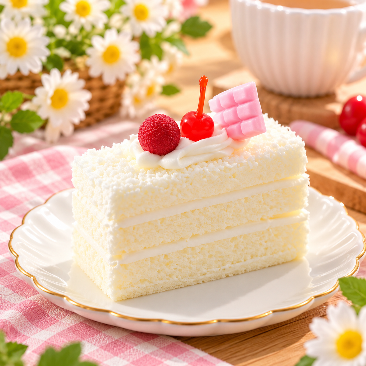 Gâteau Squishy Réaliste – Dessert Kawaii