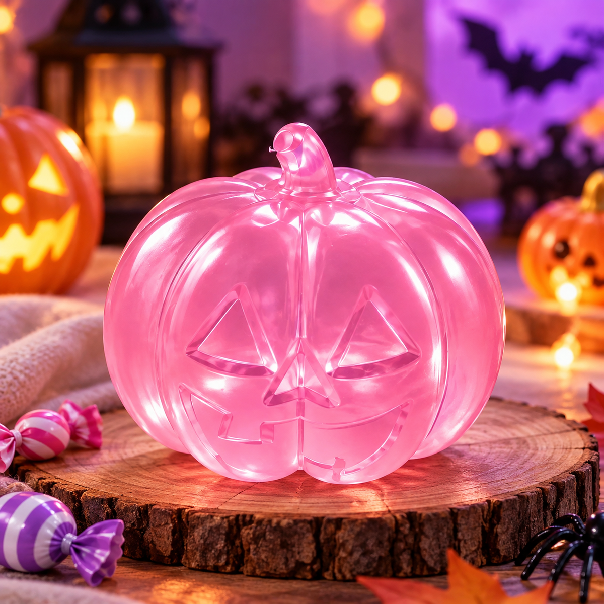 🎃✨ Citrouille Cristal Squishy – Ultra Douce & Slow Rising