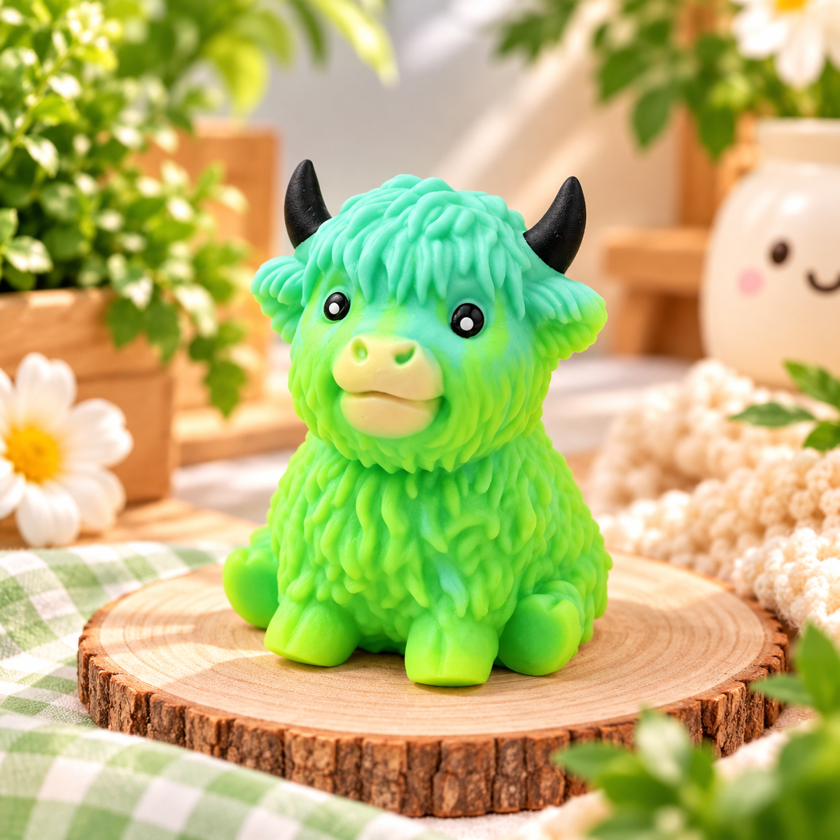 Squishy Vache Highland Kawaii
