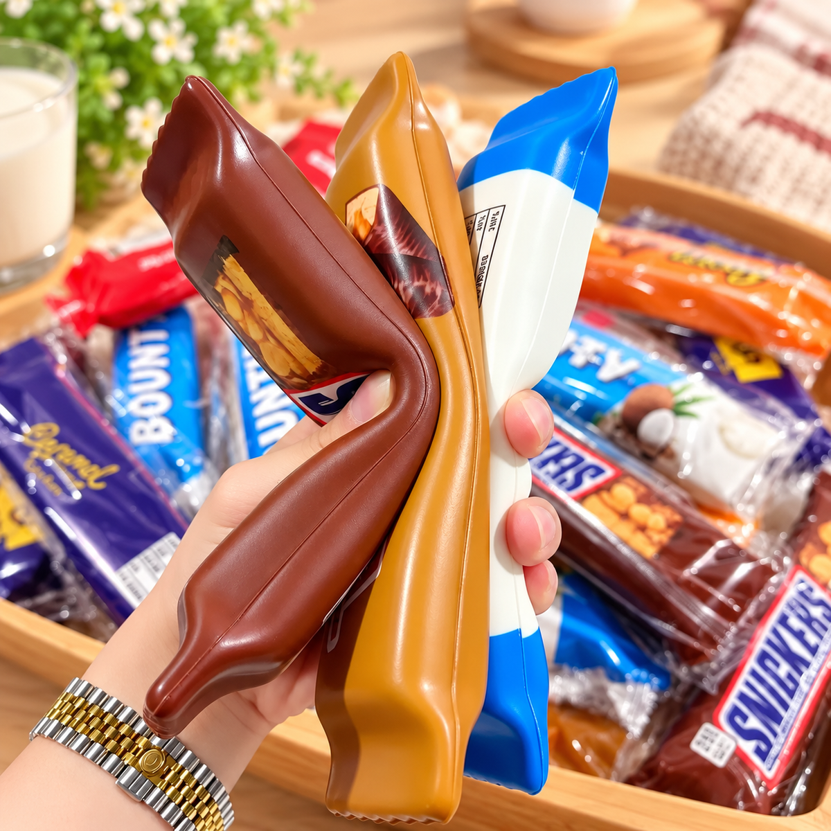 🍫🧈 Bâtonnet Chocolat & Beurre Squishy – Slow Rising