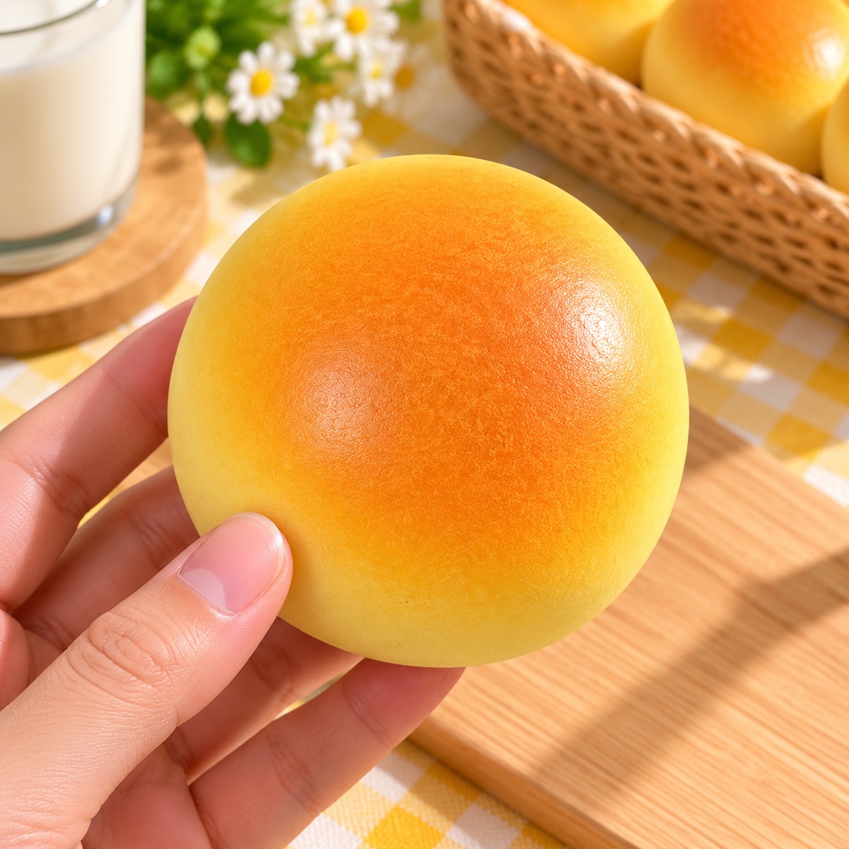 🍞 Brioche Ananas Squishy XXL – Ultra Moelleuse & Slow Rising