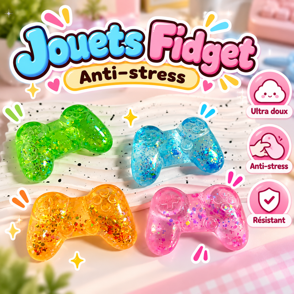 🎮 Manette Étoile Squishy – Douce & Ultra Satisfaisante