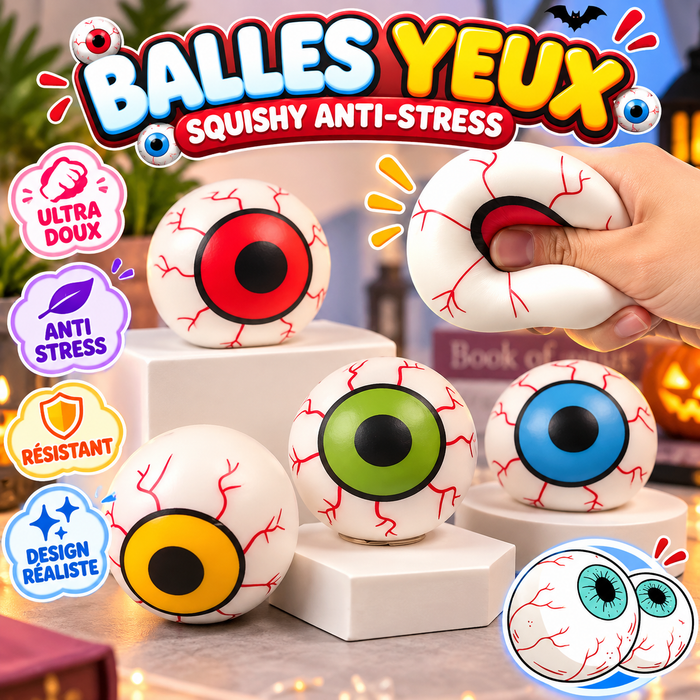 👁️🎃 Œil Halloween Squishy – Spooky & Ultra Moelleux