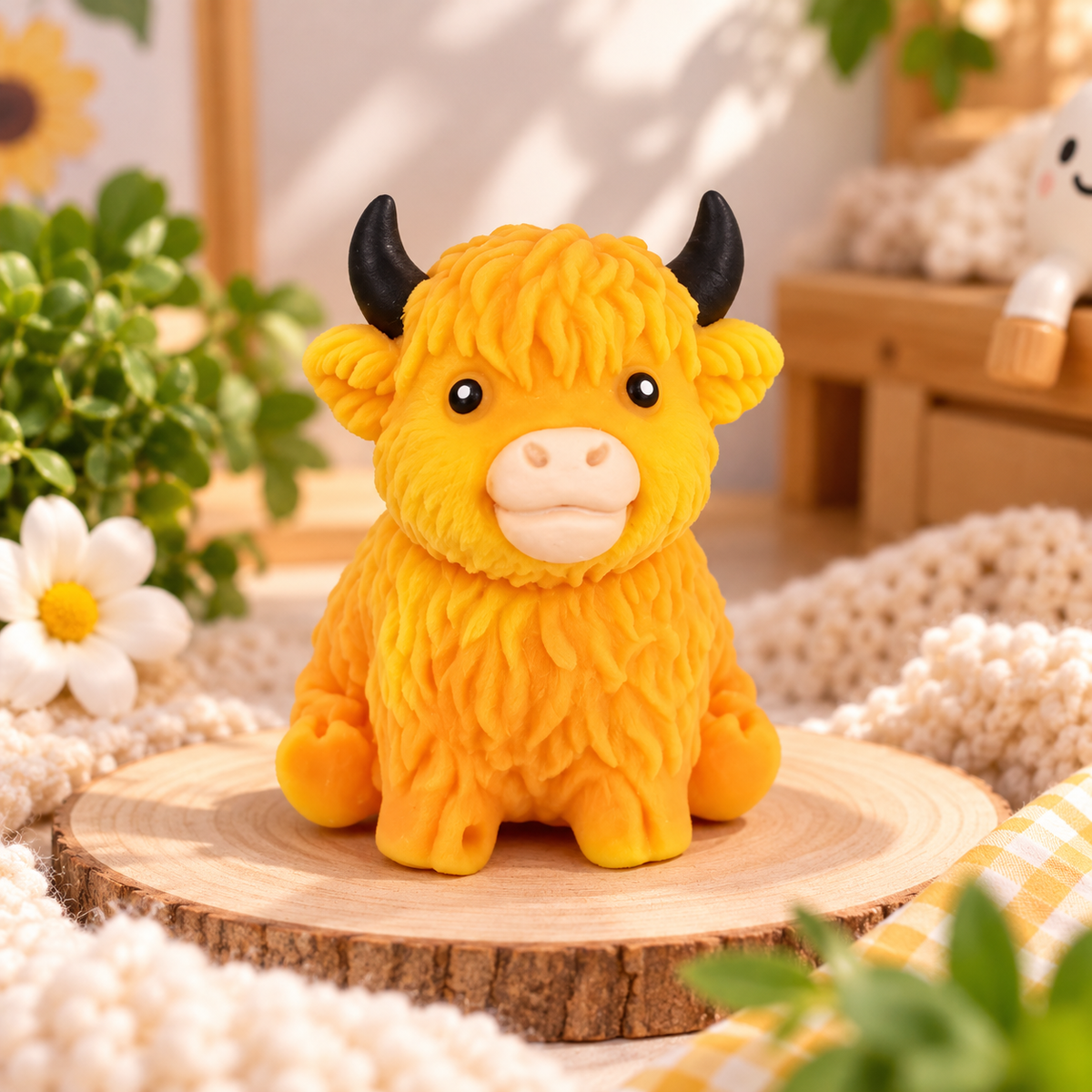 Squishy Vache Highland Kawaii
