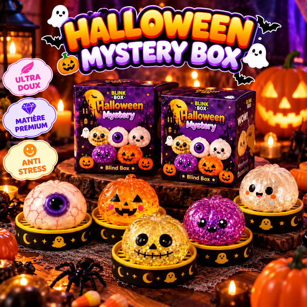 👻🎃 Fantôme Halloween Squishy – Tout Doux & Slow Rising
