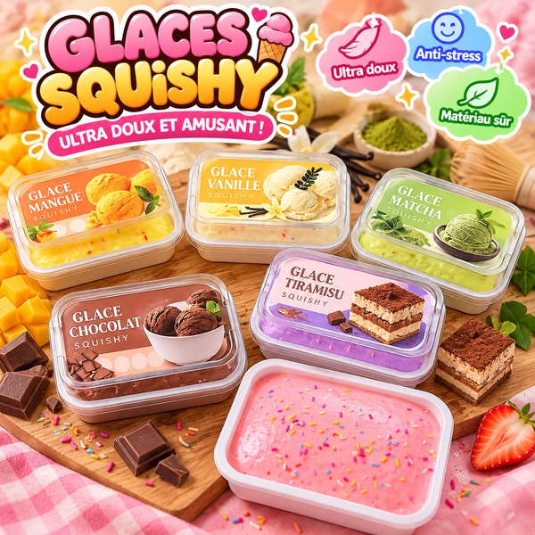 Squishy Tiramisu Glacé – Gâteau Kawaii