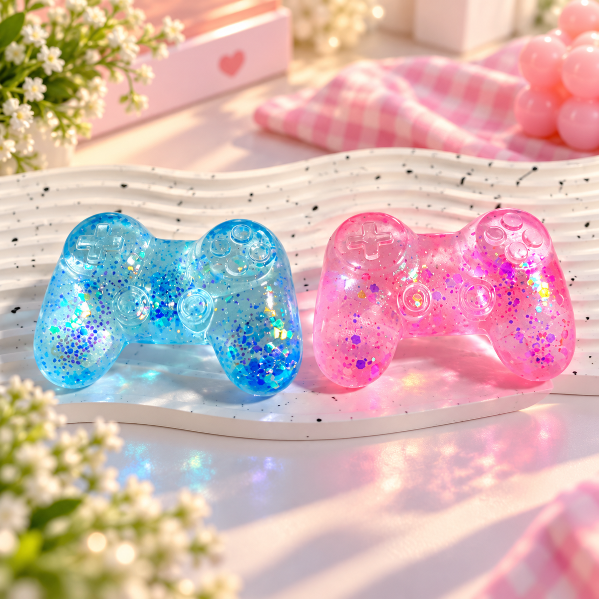 🎮 Manette Étoile Squishy – Douce & Ultra Satisfaisante
