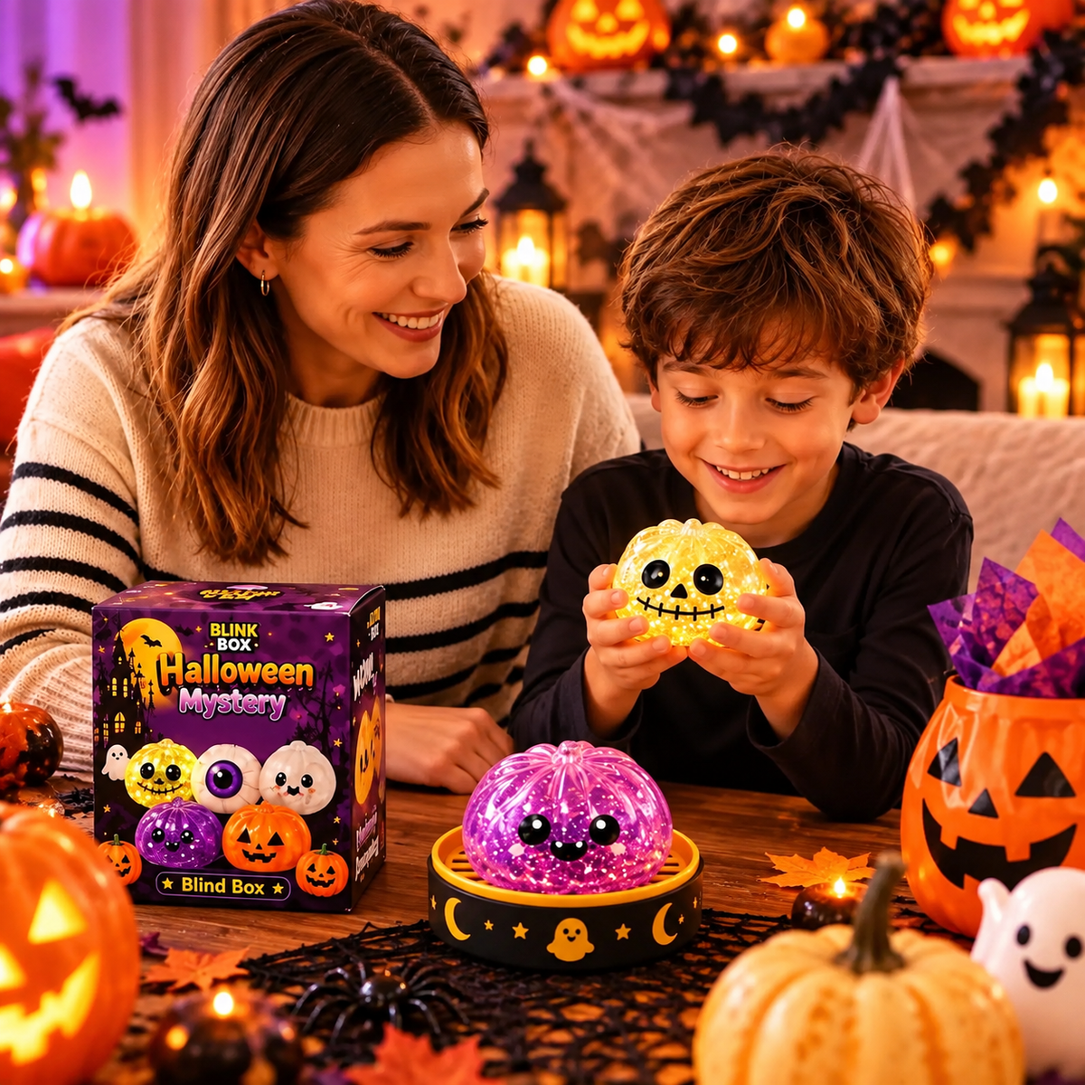 👻🎃 Fantôme Halloween Squishy – Tout Doux & Slow Rising